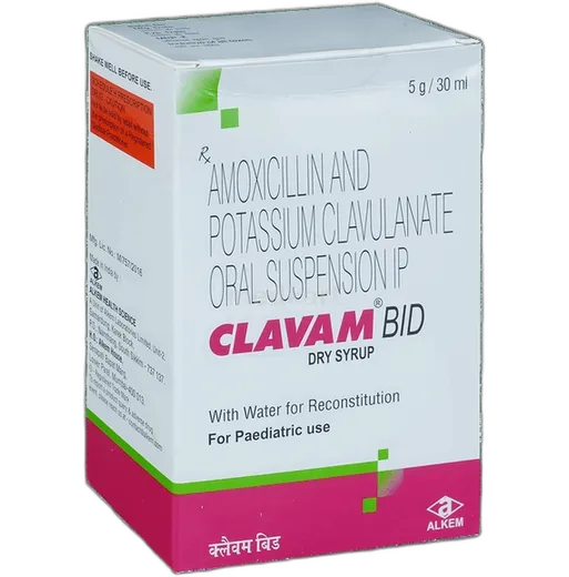 clavam bid dry syrup 30 ml